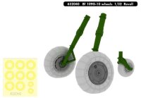 1/32 Messerschmitt Bf-109G-10 wheels for Revell