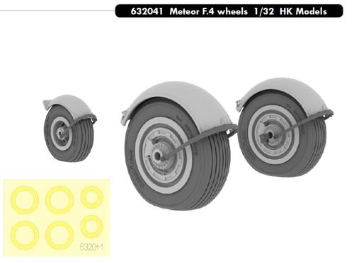 Gloster Meteor F.4 wheels