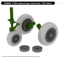 F-104C Starfighter undercarriage wheels late