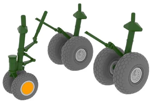 1/48 Boeing B-29A Superfortress wheels for Revell