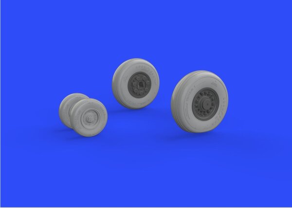 Grumman F-14A wheels (Tamiya)