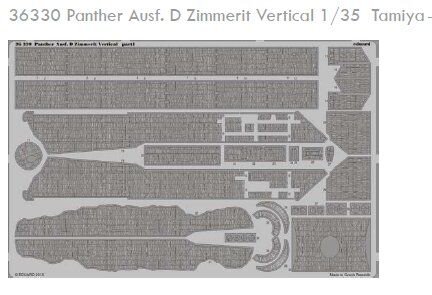 Panther Ausf. D - Zimmerit Vertical