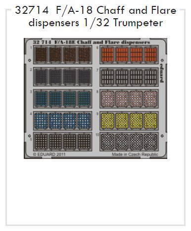 F/A-18 Chaff and Flare dispensers (Trumpeter)