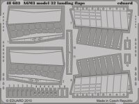 1/48 Mitsubishi A6M3 model 32 Zero Landing Flaps for Tamiya