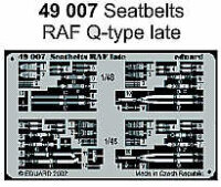 Seatbelts / Sitzgurte RAF late WWII