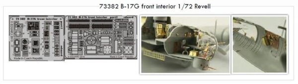 B-17G front interior (Revell)