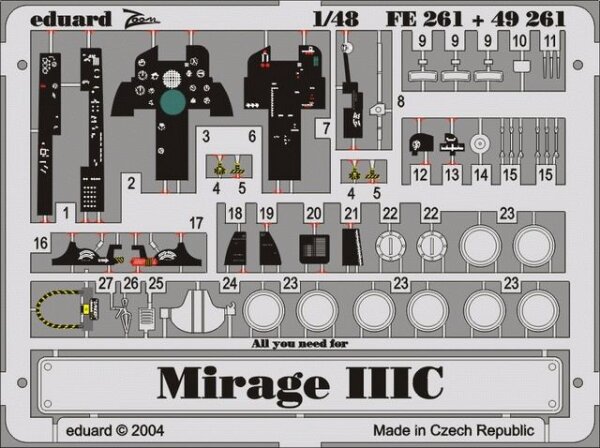 1/48 Mirage IIIC/CJ for Eduard