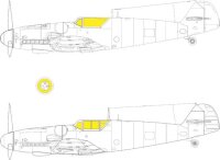 Messerschmitt Bf-109G-6 TFace Masks (Border Model)