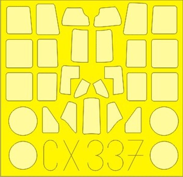 1/72 Mitsubishi A6M2b Zero Mask for Tamiya