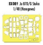 1/48 Junkers Ju-87D/G Stuka Mask for Hasegawa