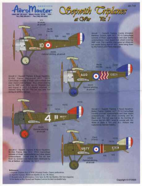 Triplanes at War, Pt I  (Sopwith Triplane)