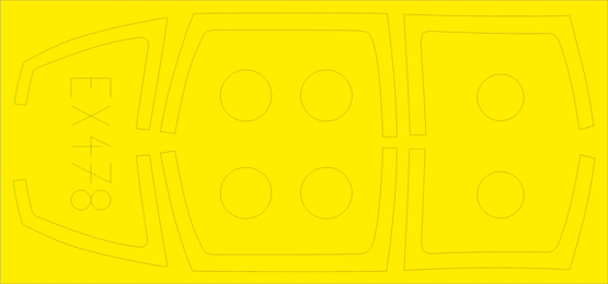 1/48 Northrop T-38A Talon Mask for Wolfpack