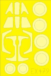 1/48 Sukhoi Su-22M4 Mask for Smer