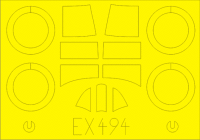 1/48 Gloster Gladiator Mk.I Mask for Merit/ILK