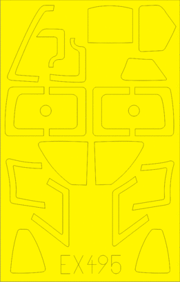 1/48 Douglas EKA-3B Skywarrior Mask for Trumpeter