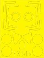 1/48 Sukhoi Su-11 Fishpot Mask for Trumpeter