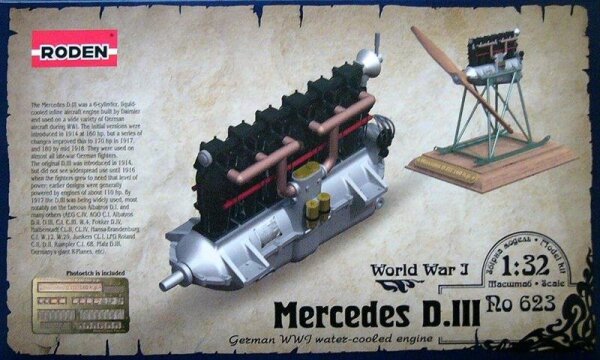 Mercedes D.III 160 h.p. 1/32 scale