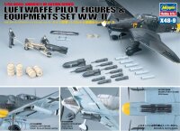 Luftwaffe Pilot Figures & Equipments Set WWII