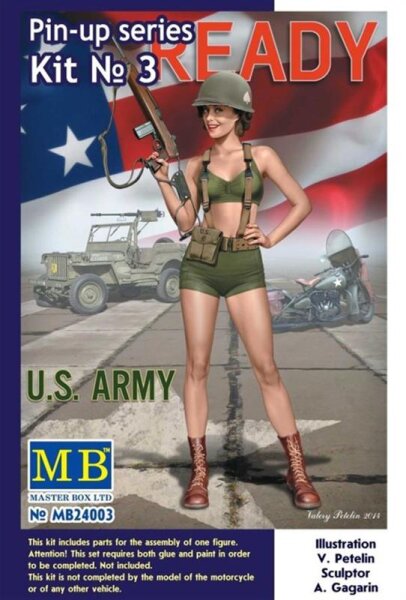 Pin-Up Girl - No. 3 Alice" US Army"