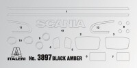 Scania R730 Black Amber 1:24
