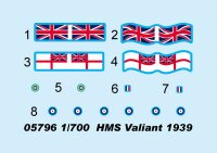 1/700 HMS Valiant 1939