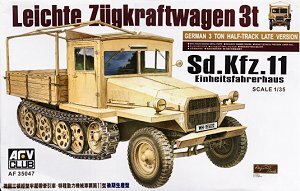 Sd.Kfz. 11 Zugmaschine, späte Version mit Holzkabine