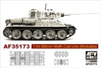 T-34, 500mm Width Cast Workable Track Links
