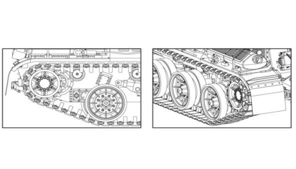 AMX-30B2/AU-F1 Workable Tracks