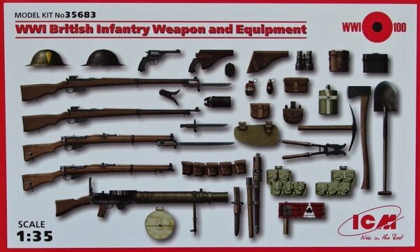1/35 WWI British Infantry Weapons and Equipment