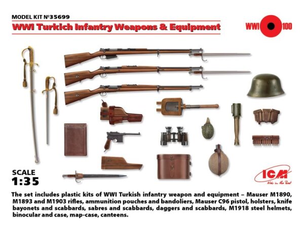 WWI Turkish Infantry Weapon and Equipment