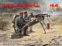 German MG08 Machine Gun - Team WWI