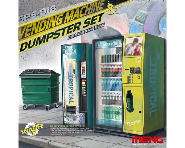 Vending Machine & Dumster Set