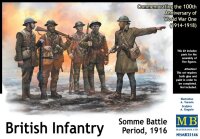 British Infantry, Battle of the Somme, 1914