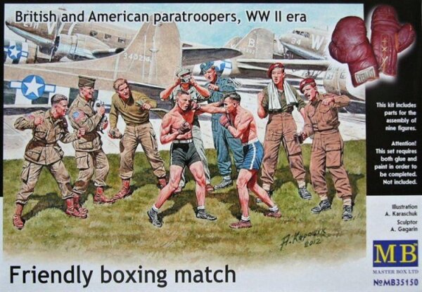 Friendly boxing match - WWII era