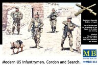 Modern U.S. Infantrymen. Cordon on search