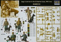 1/35 Dogs in service in the US Marine Corps WWII