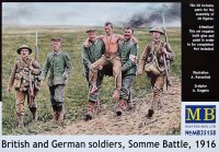 British & German Soldiers, Somme Battle (6  Fig.)