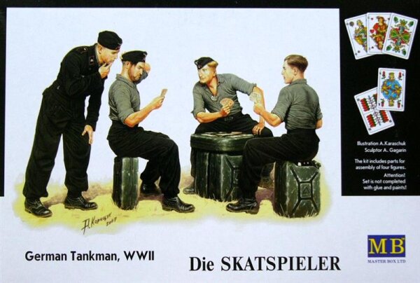 1/35 "Die Skatspieler" Deutsche Panzerbesatzung WWII
