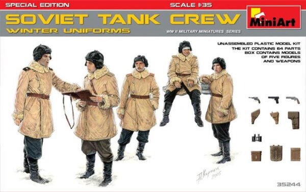 1/35 Soviet Tank Crew Winter Uniforms