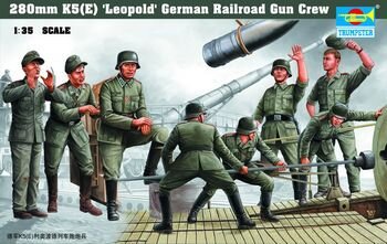 Besatzung für Eisenbahngeschütz "Leopold"