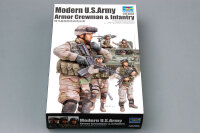 1/35 Modern US Army Armor Crewman & Infantry Figure Set