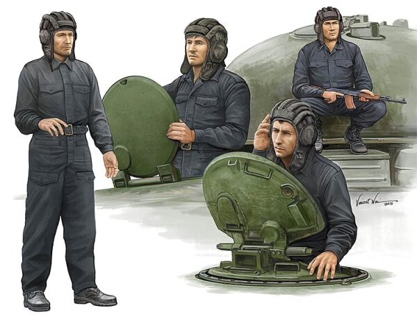 SOVIET TANK CREW