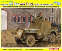 Armored 1/4 ton 4x4 Truck w/.50-cal Machine Gun