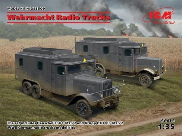 1/35 Wehrmacht Radio Trucks - Diorama Set