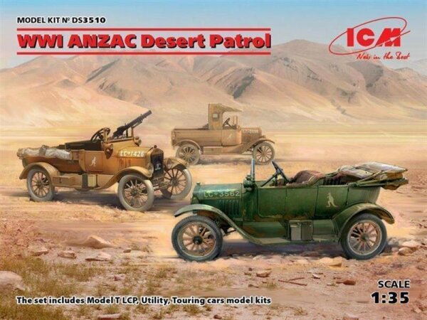 1/35 WWI ANZAC Desert Patrol - Diorama Set