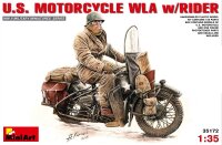 US Motorcycle WLA with Rider