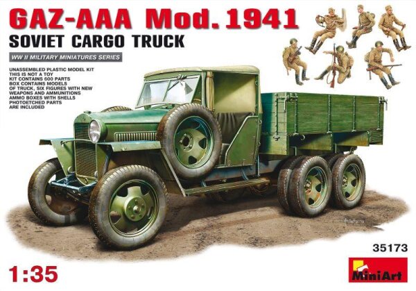 Russian GAZ-AAA Cargo Truck Mod. 1941