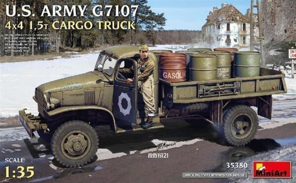 U.S. Army G7107 4x4 1,5t Cargo Truck 1:35