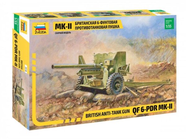 British 6 Pdr. Anti-Tank Gun Mk.II - 57 mm