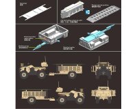 British Army ATV Quad Bike and Trailer + Soldiers